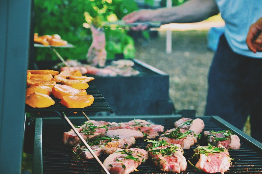 Photo Sizzling steak