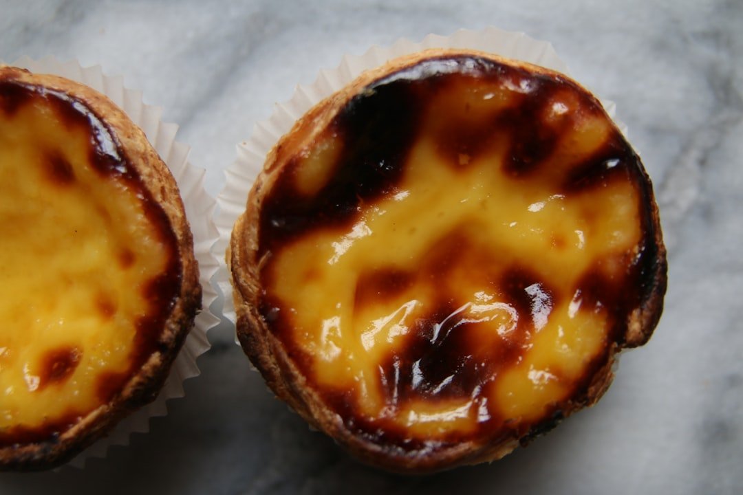 Photo Custard-filled tart